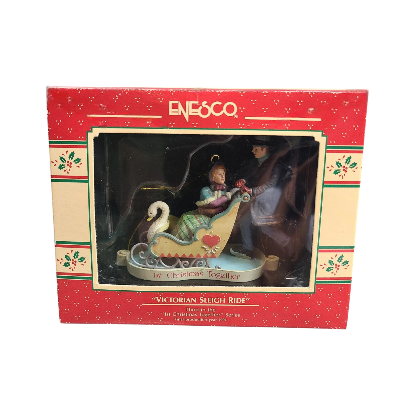 1989 "Victorian Sleigh Ride" Third in the "1st Christmas Together" Series (Our First Christmas)