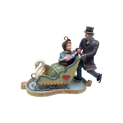 1989 "Victorian Sleigh Ride" Third in the "1st Christmas Together" Series (Our First Christmas)