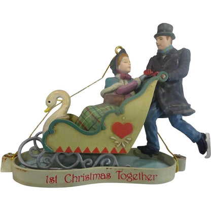 1989 "Victorian Sleigh Ride" Third in the "1st Christmas Together" Series (Our First Christmas)