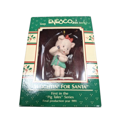 1989 Weightin' For Santa - Firs tin the " Pig Tales" Series (Animal)
