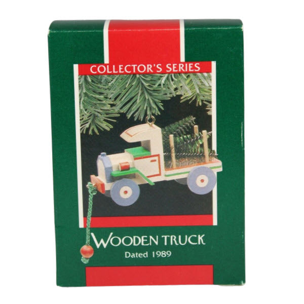 1989 Wooden Truck Hallmark Ornament (Nostalgic Childhood) QX4595