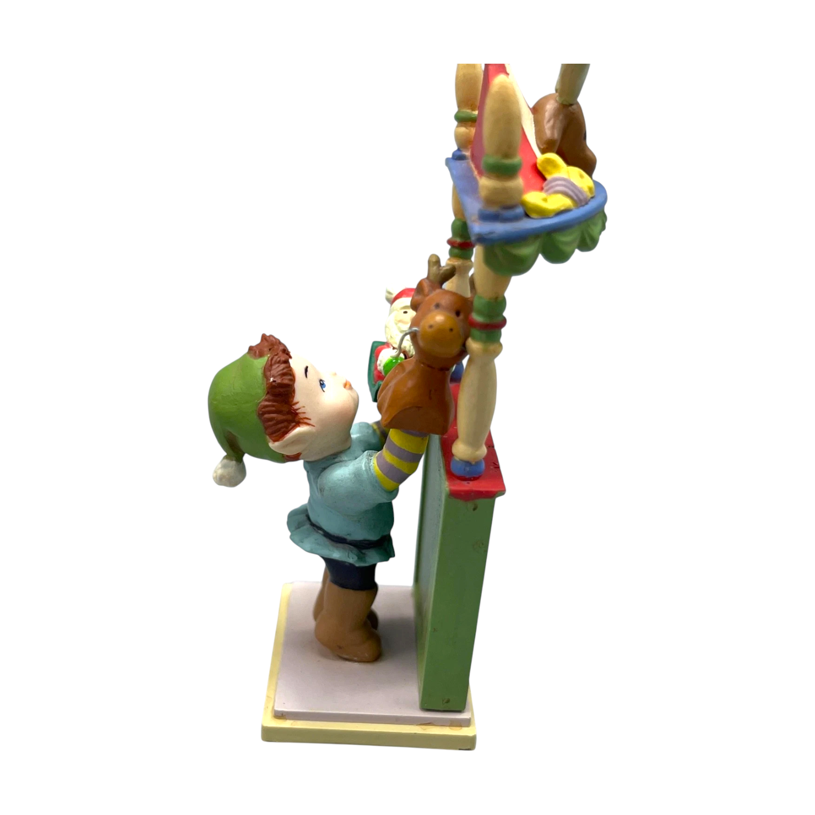 1989 "Ye Olde Puppet Show" First in the "Yuletide Faire" Series Enesco Ornament (Santa Claus) 562939