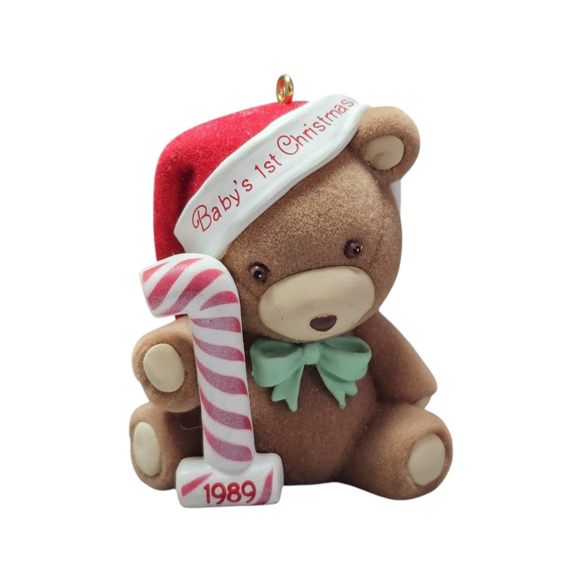 1989 Baby's First Christmas (Baby's First Christmas) Hallmark Ornament QX449-2 Image1