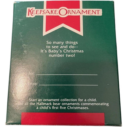 1989 Baby's Second Christmas Hallmark Ornament (Baby's Second Christmas) QX4897