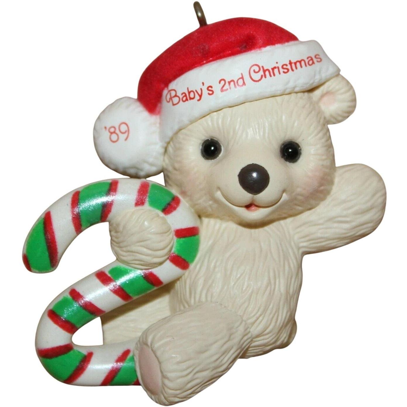 1989 Baby's Second Christmas Hallmark Ornament (Baby's Second Christmas) QX4897