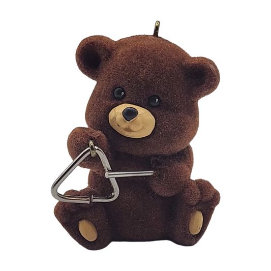 1989 Bear-I-Tone Hallmark Ornament (Teddy Bear) QX4542 Image1