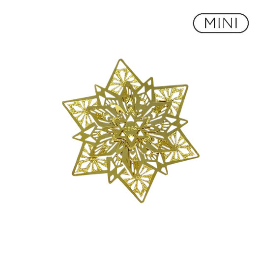 1989 Brass Snowflake (Snowflake) Hallmark Ornament QXM570-2 Image1