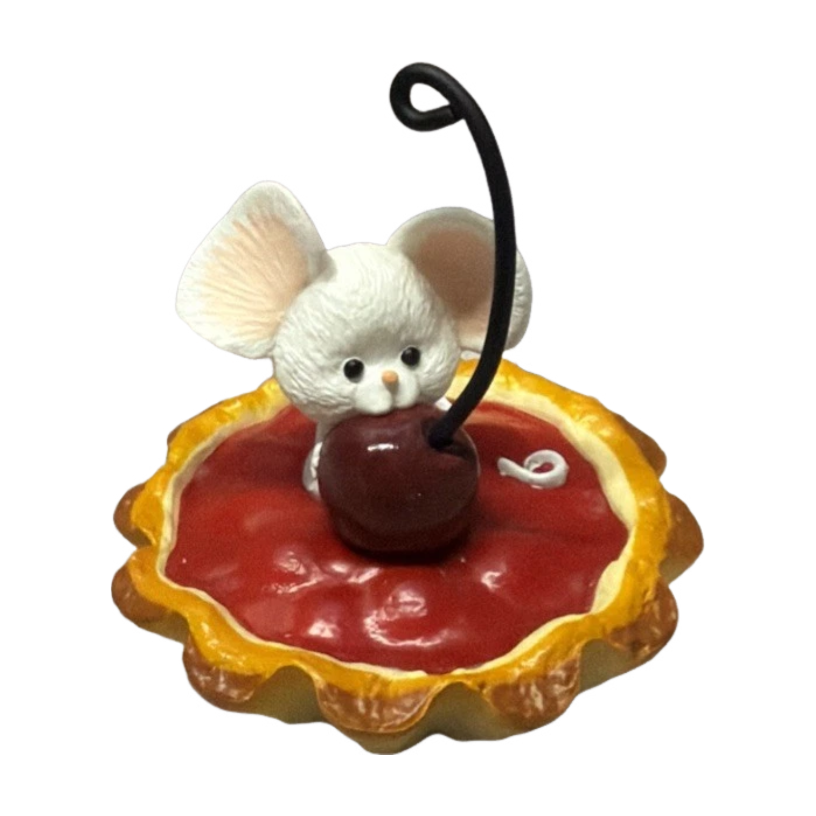 1989 Cherry Jubilee Hallmark Ornament (Mouse) QX4532 Image1