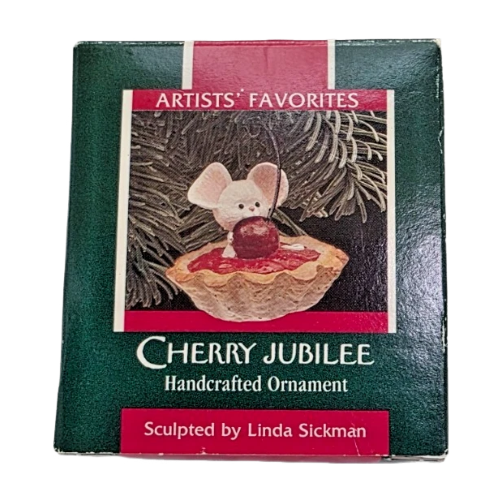 1989 Cherry Jubilee Hallmark Ornament (Mouse) QX4532 Image2