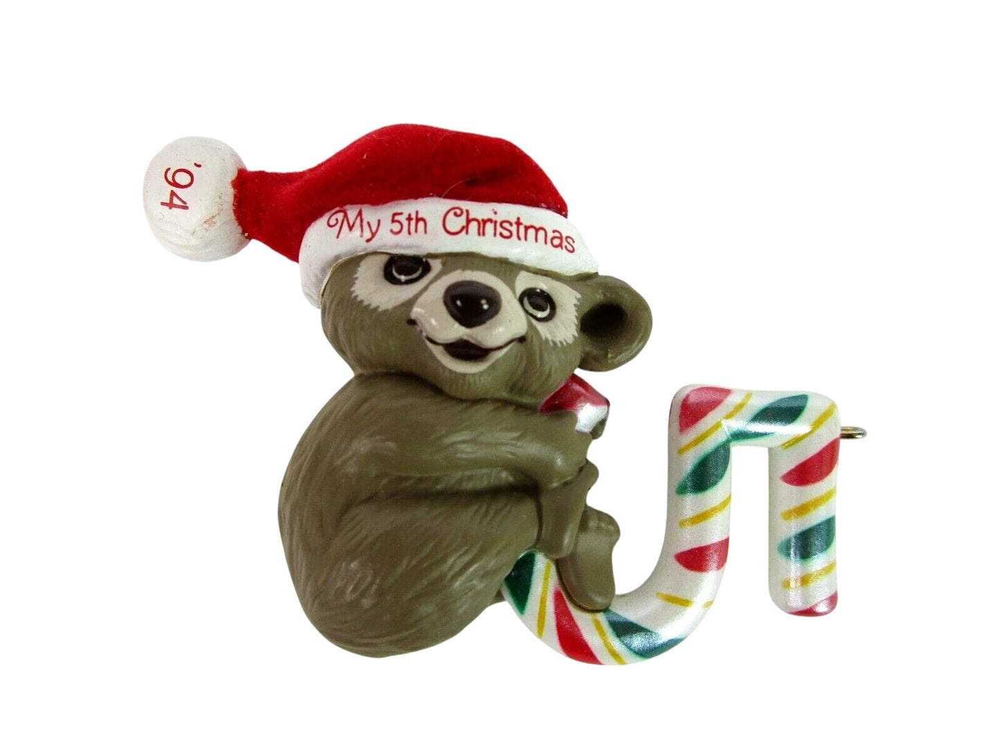 1989 Child's Fifth Christmas Hallmark Ornament (Child's Age Collection) QX5733