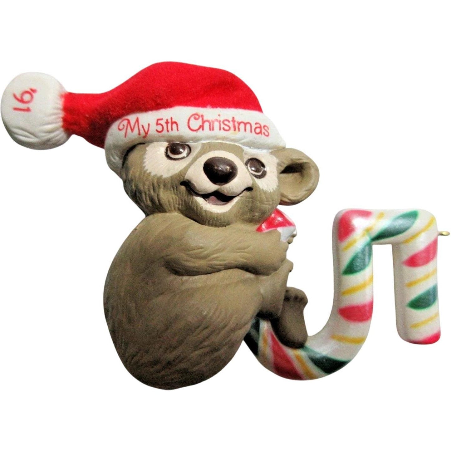 1989 Child's Fifth Christmas Hallmark Ornament (Child's Age) QX4909