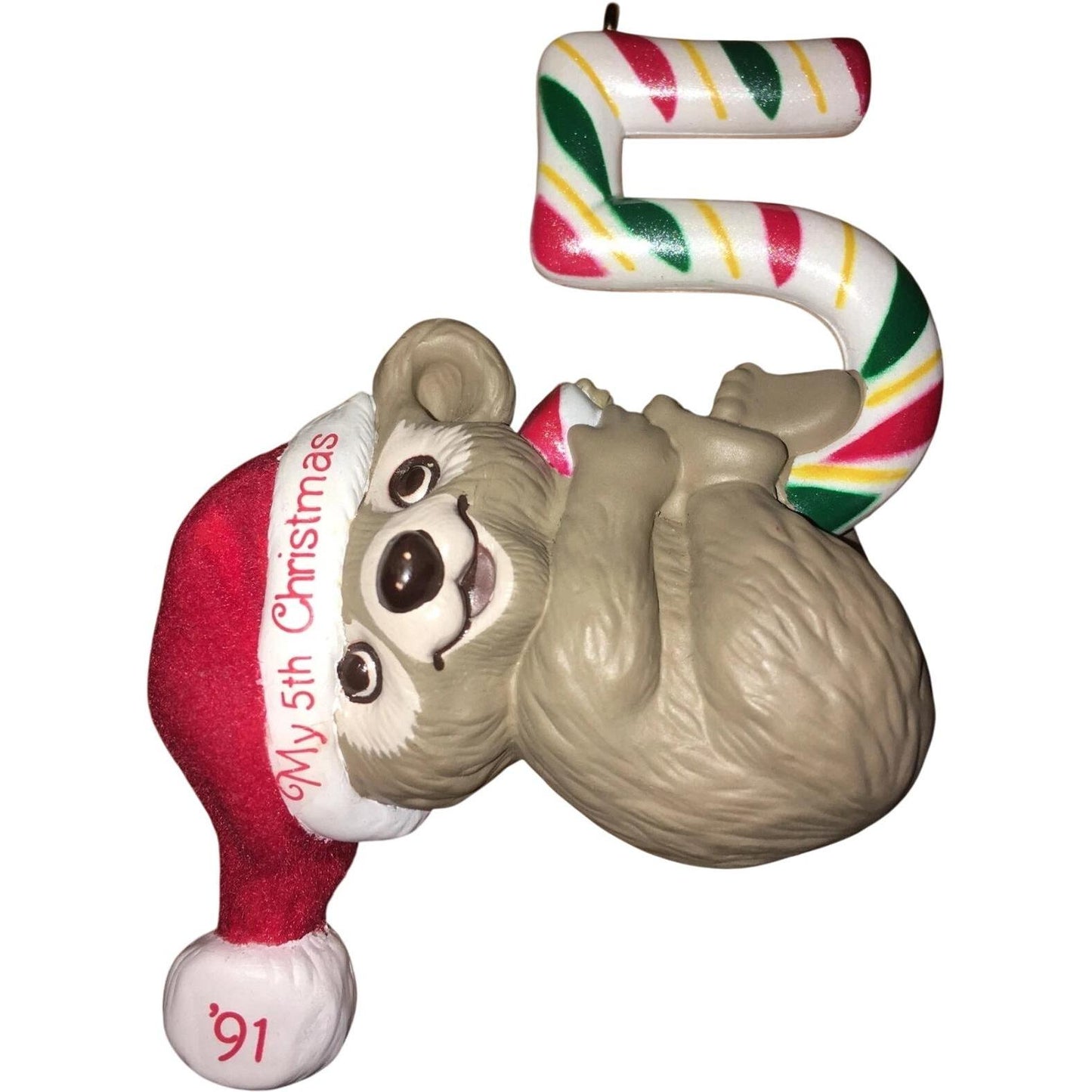 1989 Child's Fifth Christmas Hallmark Ornament (Child's Age) QX4909