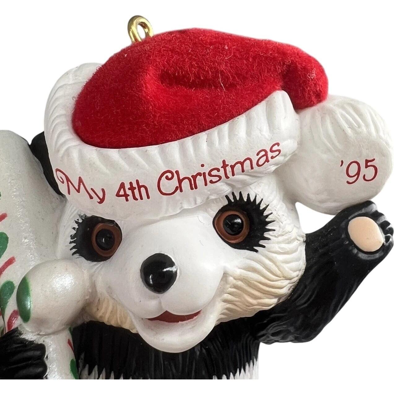 1989 Child's Fourth Christmas Hallmark Ornament (Child's Age Collection) QX5629