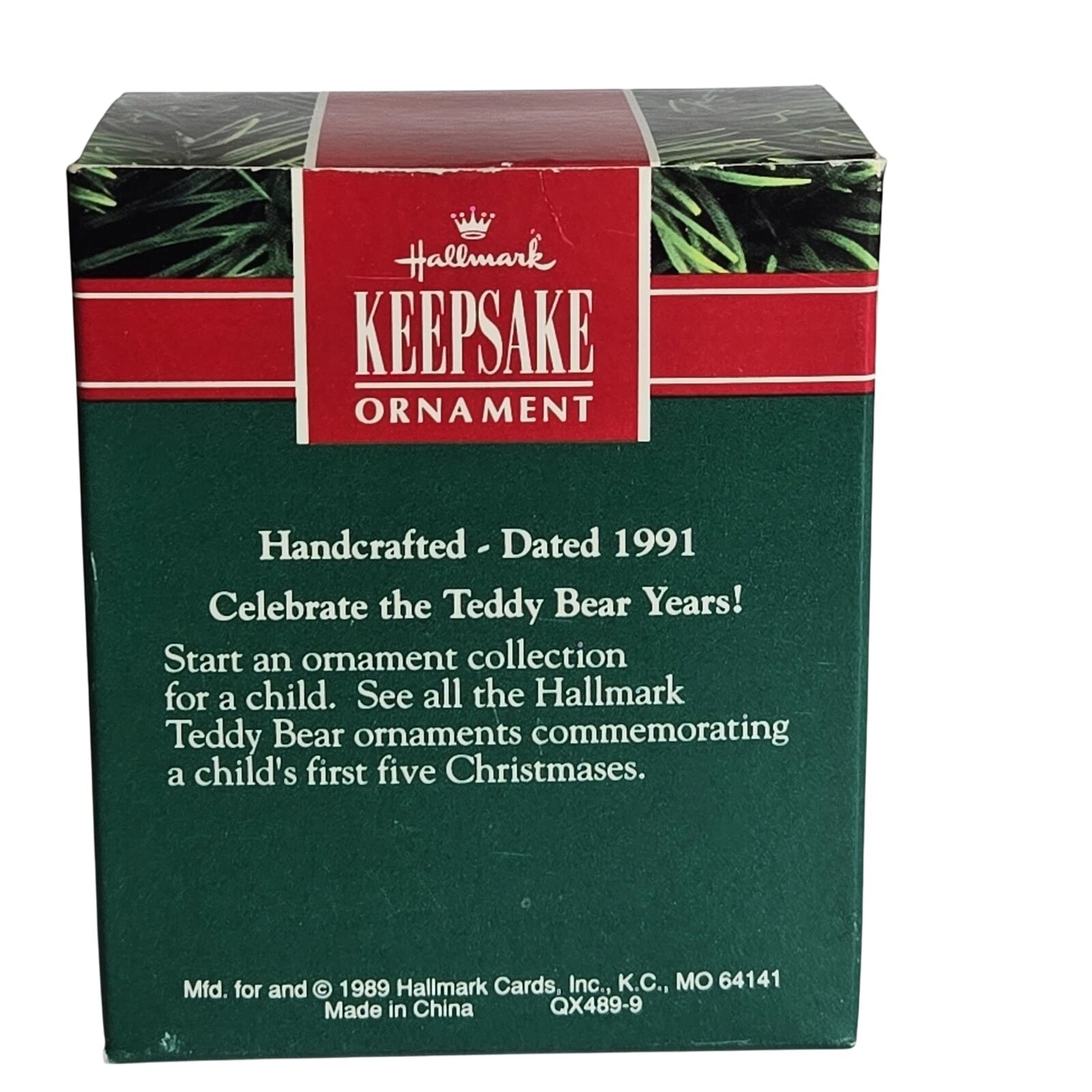 1989 Child's Third Christmas Hallmark Ornament (Child's Age Collection) QX4899