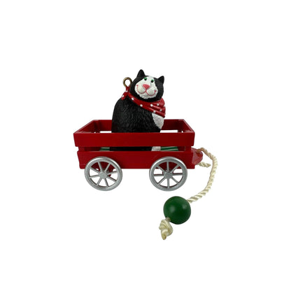 1989 Country Cat (Kitten) Hallmark Ornament QX467-2 Image1
