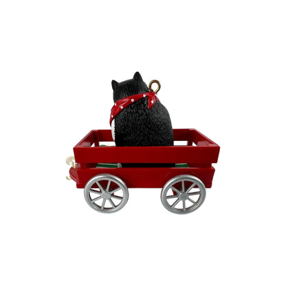 1989 Country Cat (Kitten) Hallmark Ornament QX467-2 Image3