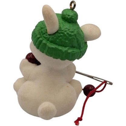 1989 Cranberry Bunny Hallmark Ornament (Bunny) QX4262