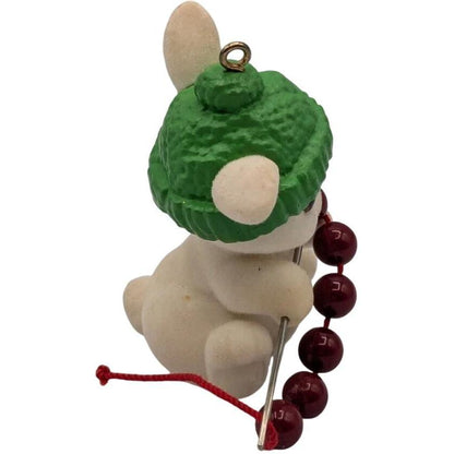 1989 Cranberry Bunny Hallmark Ornament (Bunny) QX4262