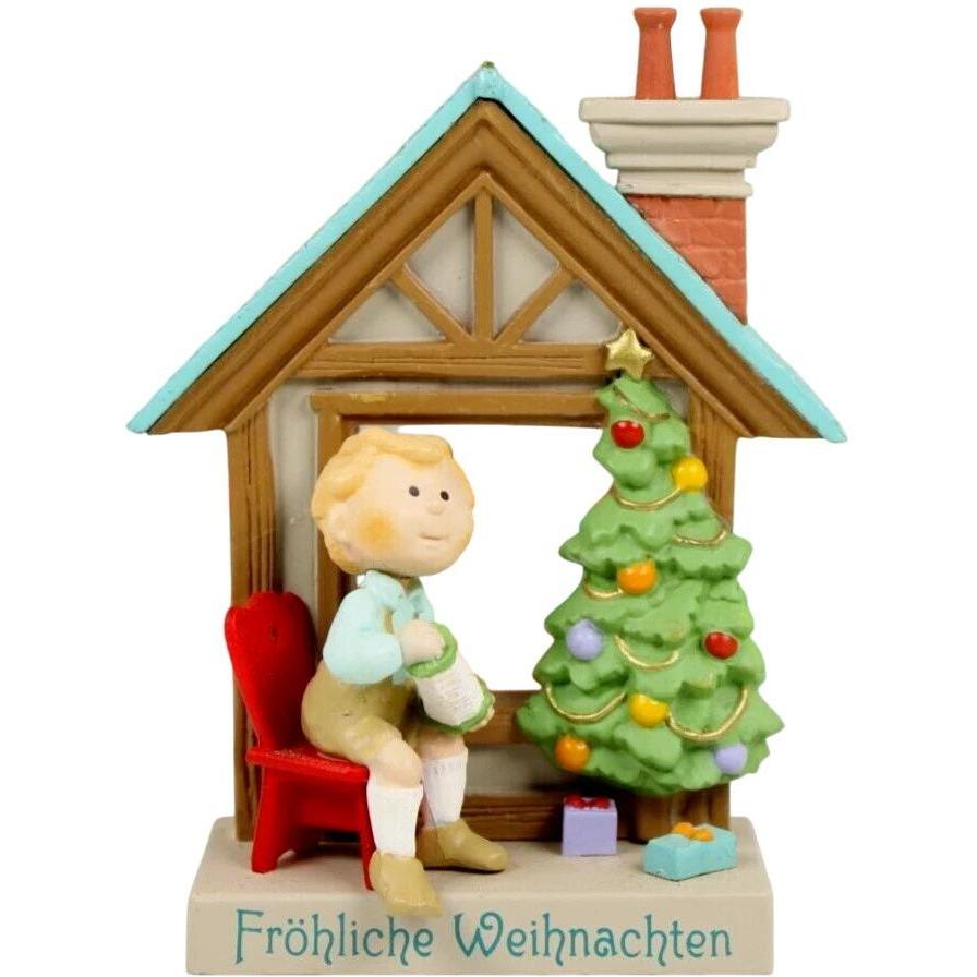 1989 Frohliche Weihnachten Hallmark Ornament (Windows of the World) QX4625