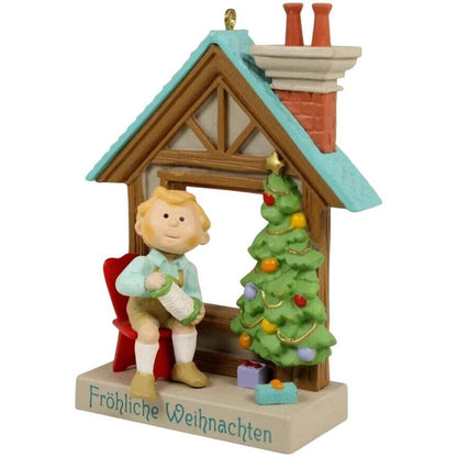 1989 Frohliche Weihnachten Hallmark Ornament (Windows of the World) QX4625