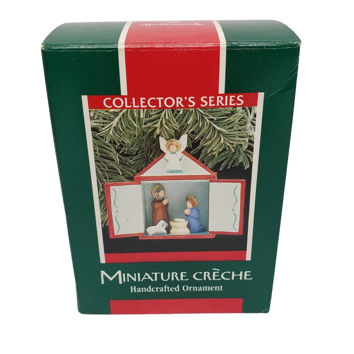 1989 Handcrafted Miniature Creche Hallmark Ornament (Nativity) QX4592