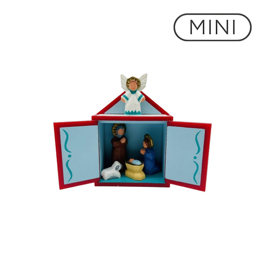 1989 Handcrafted Miniature Creche (Nativity)