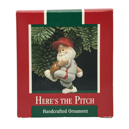 1989 Here's the Pitch Hallmark Ornament (Santa Claus) QX5455