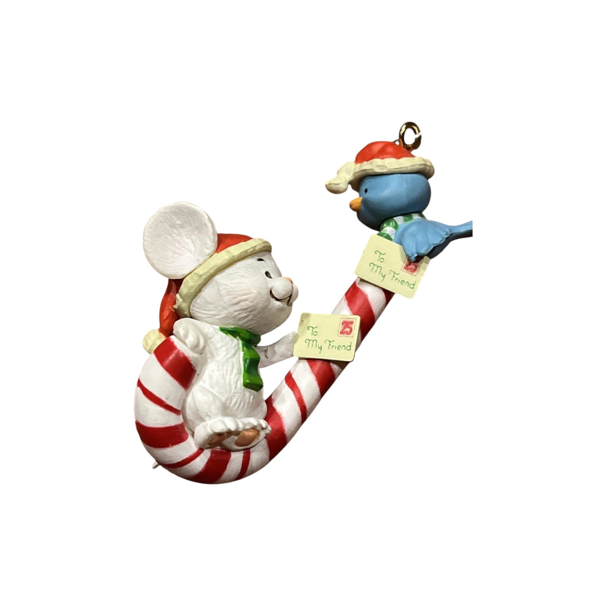 1989 Holiday Friends (Mouse) Carlton Cards Heirloom Ornament 102376-4 Image1