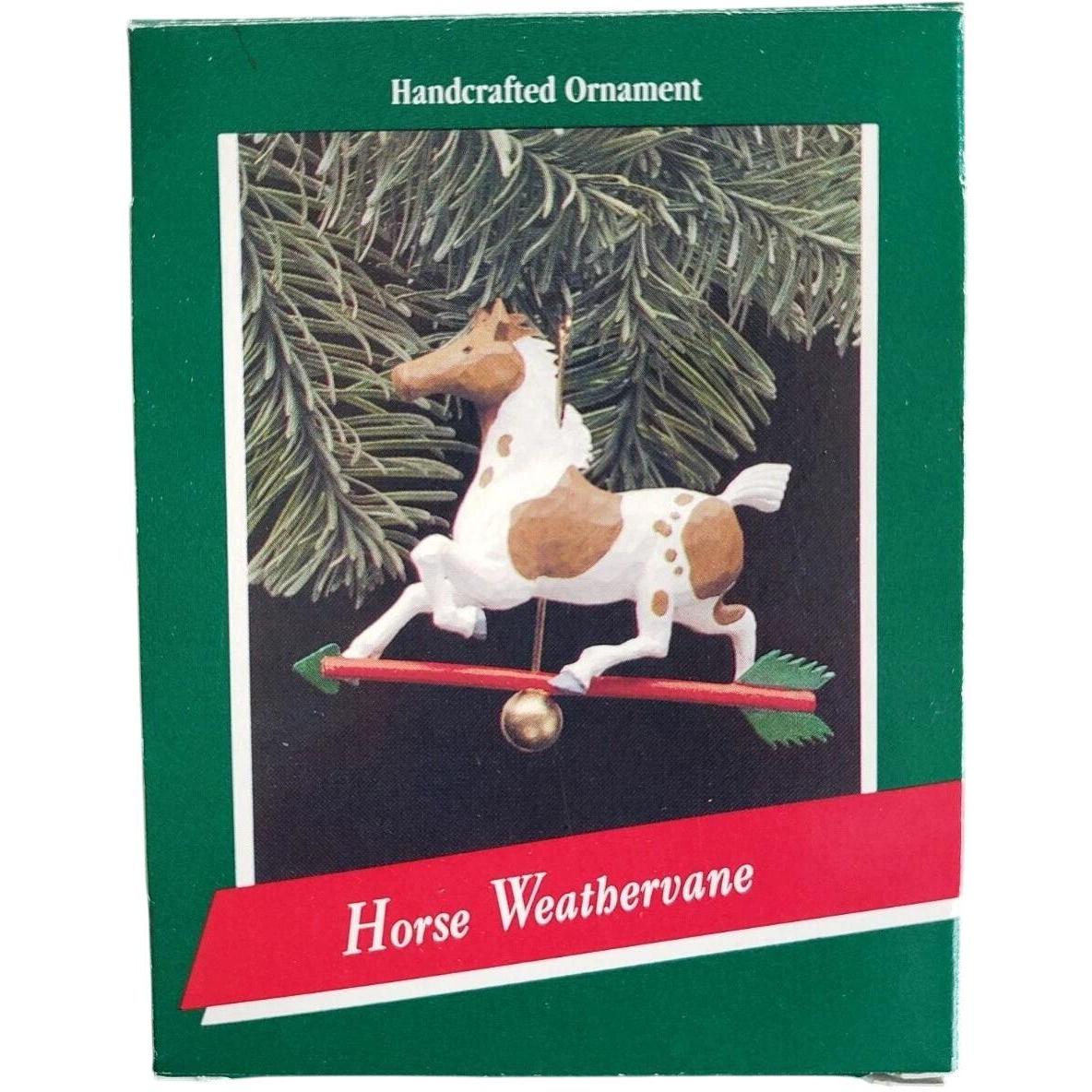 1989 Horse Weathervane Hallmark Ornament (Animal) QX4632