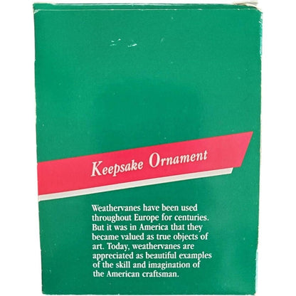 1989 Horse Weathervane Hallmark Ornament (Animal) QX4632