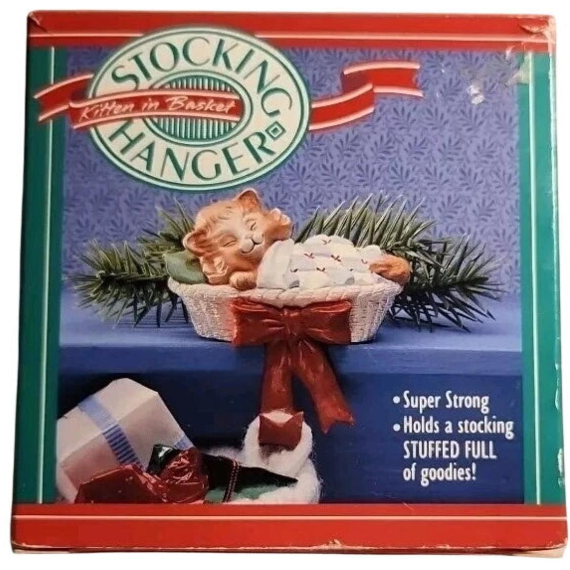 1989 Kitten in Basket - Stocking Hanger (Kitten)