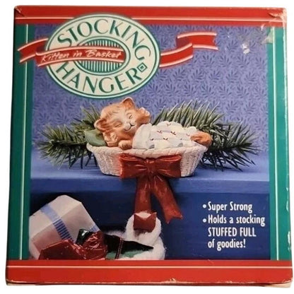 1989 Kitten in Basket - Stocking Hanger (Kitten)