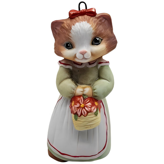 1989 Kitten in White Dress (Christmas Kitty)