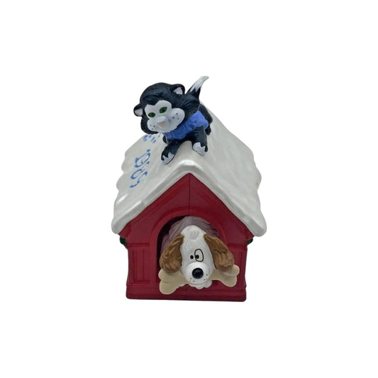 1989 Let's Play - Puppy Kitten Hallmark Ornament (Animal) QX4882 Image1