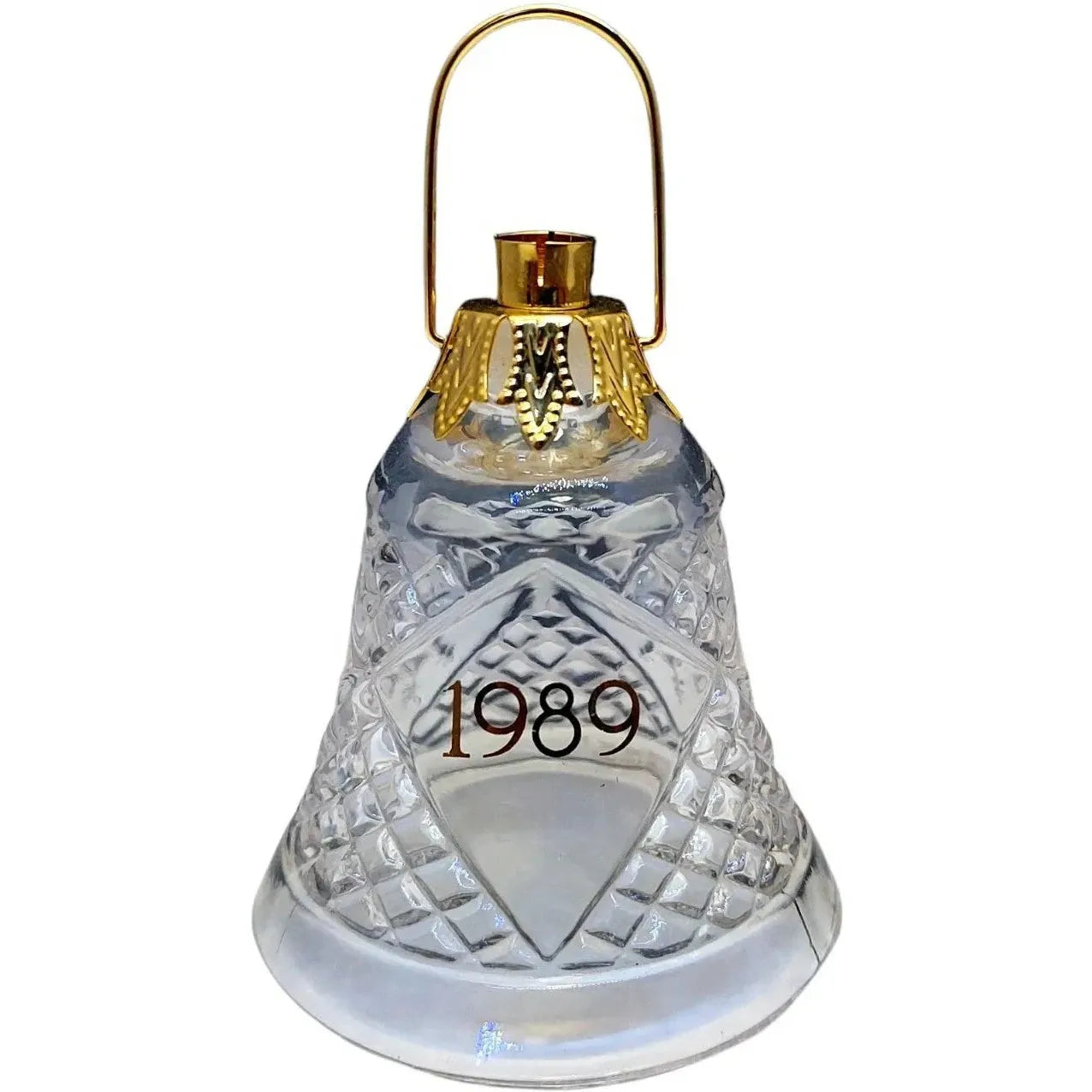 1989 Lighted Lead Crystal - Holiday Bell Hallmark Ornament (Bell) QLX7222