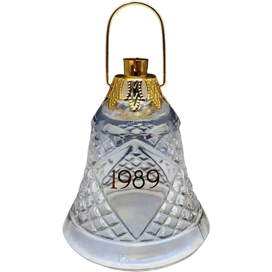 1989 Lighted Lead Crystal - Holiday Bell Hallmark Ornament (Bell) QLX7222