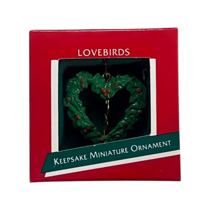1989 LoveBirds (Bird) Hallmark Ornament QXM563-5 Image2