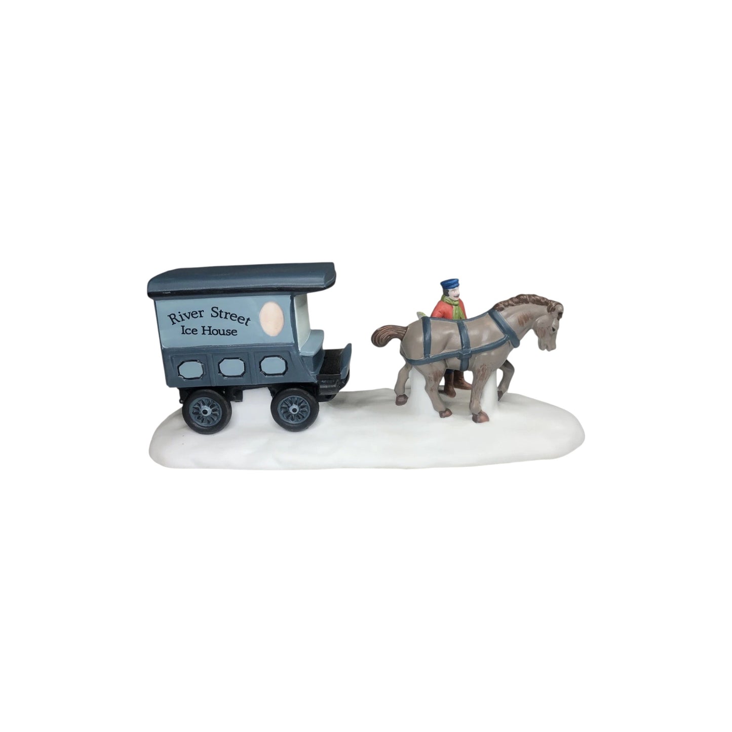 1989 River Street Ice House Cart – Heritage Village Collection Department 56 1482641 Image1