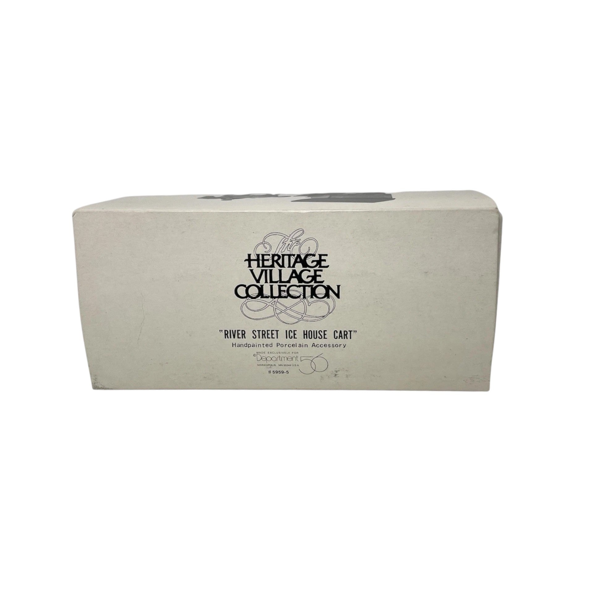 1989 River Street Ice House Cart – Heritage Village Collection Department 56 1482641 Image2