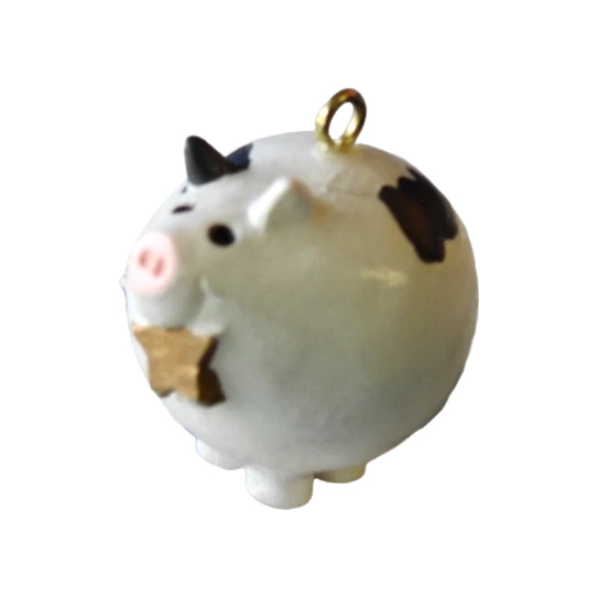 1989 Roly-Poly Pig Hallmark Ornament (Animal) QXM5712 Image4