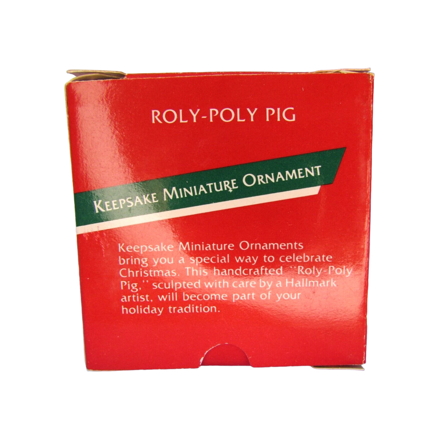 1989 Roly-Poly Pig Hallmark Ornament (Animal) QXM5712 Image6