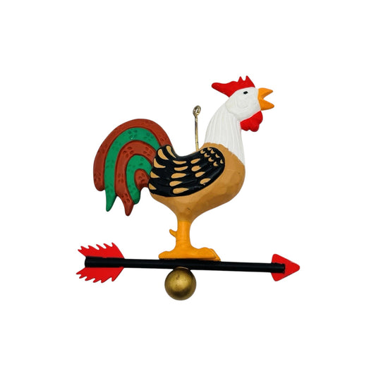 1989 Rooseter Weathervane Hallmark Ornament (Animal) QX4675 Image1