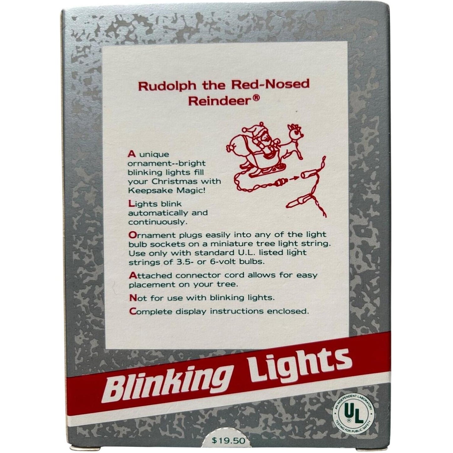 1989 Rudolph the Red-Nosed Reindeer Hallmark Ornament (Rudolph the Red-Nosed Reindeer) QLX7252