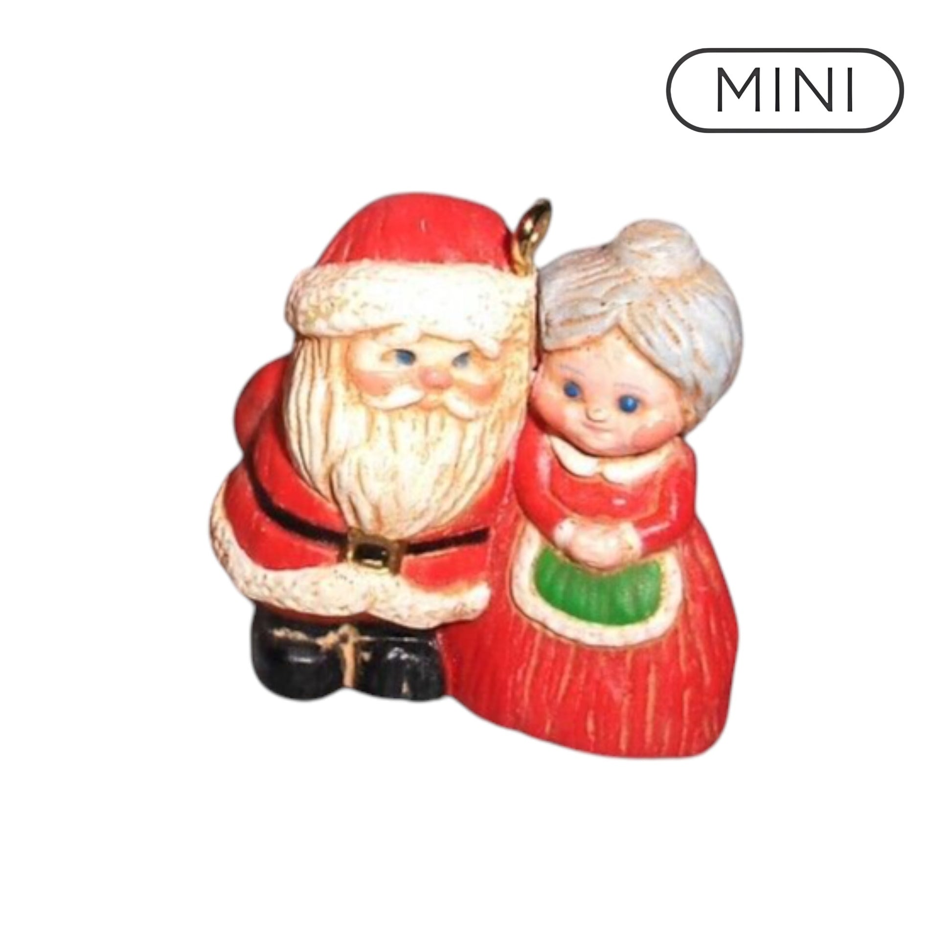 1989 Santa with Package Behind Back Hallmark Ornament (The Kringles) QXM5625 Image1