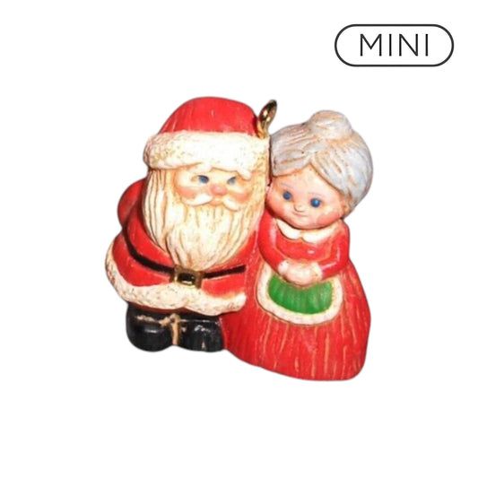 1989 Santa with Package Behind Back Hallmark Ornament (The Kringles) QXM5625 Image1