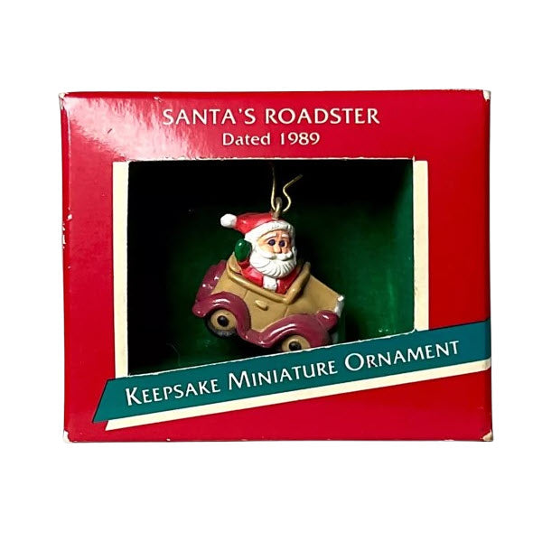 1989 Santa's Roadster Hallmark Ornament (Santa Claus) QXM5665