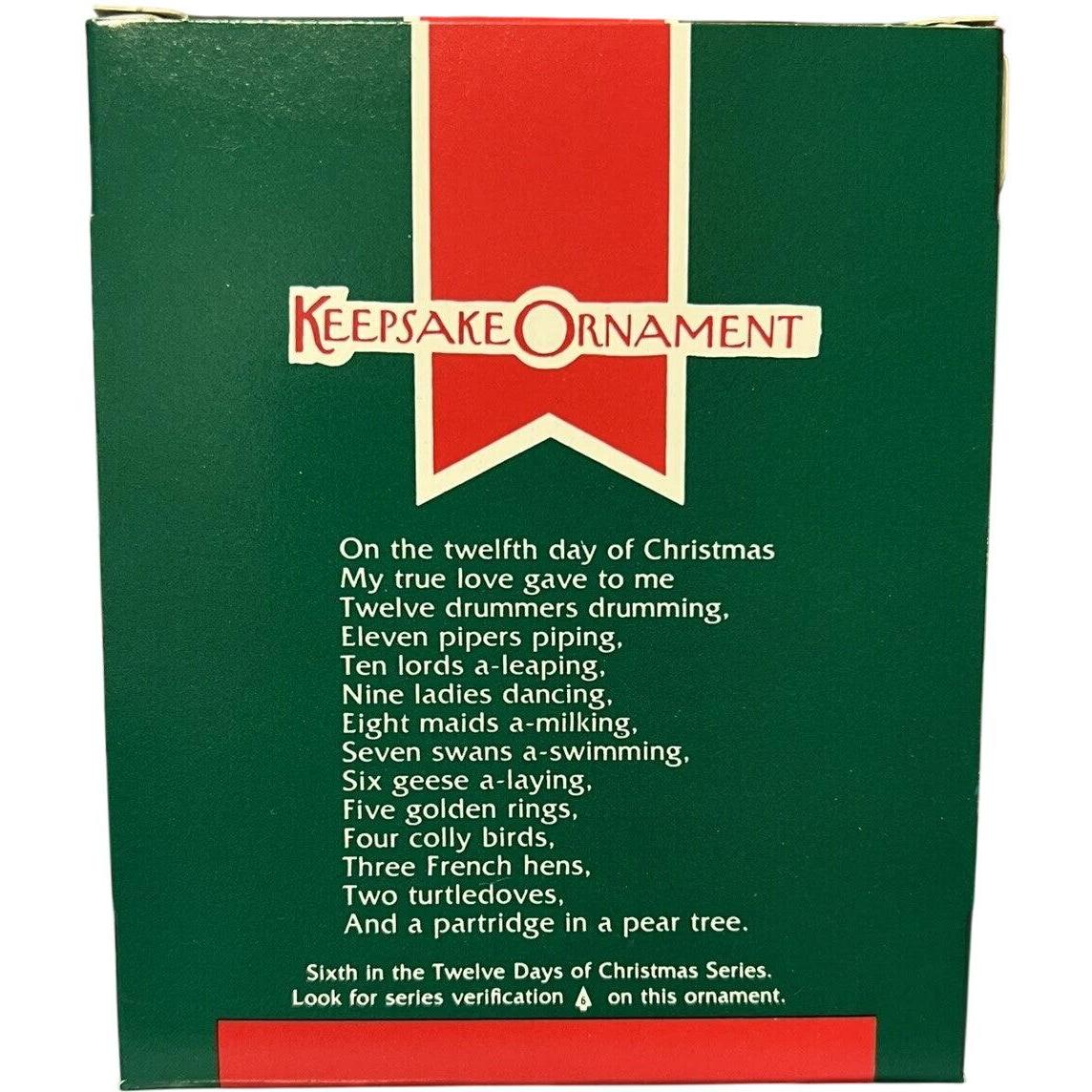 1989 Six Geese A‑Laying (Twelve Days of Christmas)