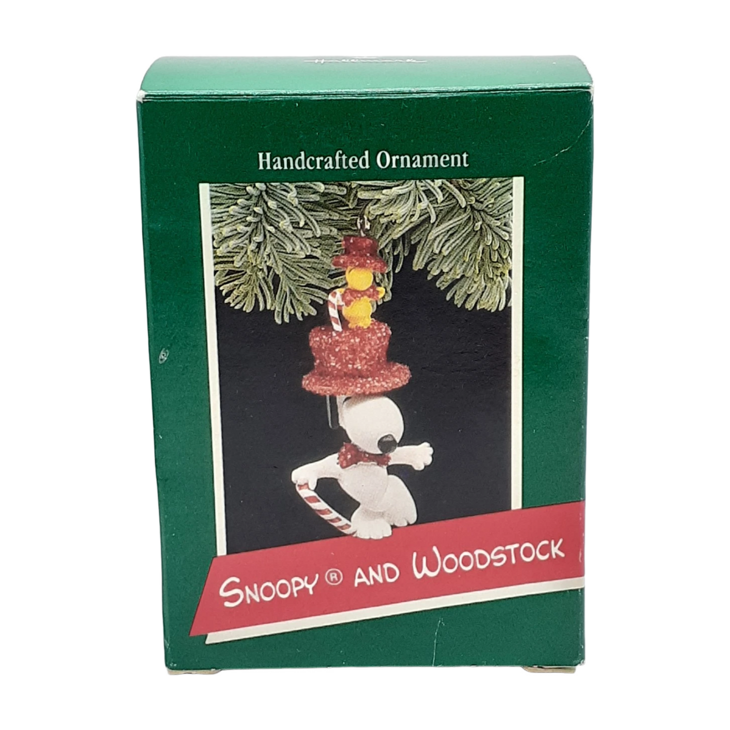 1989 Snoopy and Woodstock Top Hat Hallmark Ornament (Peanuts) QX4332 Image2