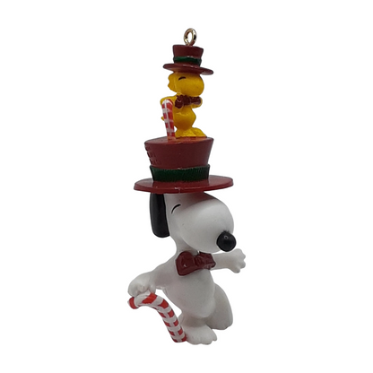 1989 Snoopy and Woodstock Top Hat Hallmark Ornament (Peanuts) QX4332 Image3