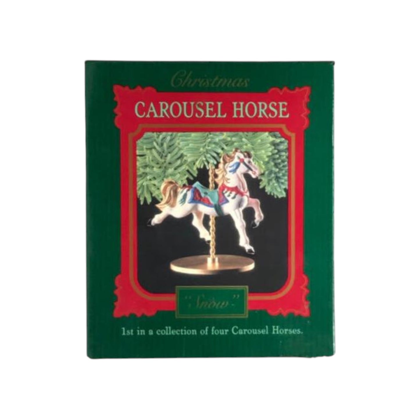 1989 Snow (Christmas Carousel Horse)